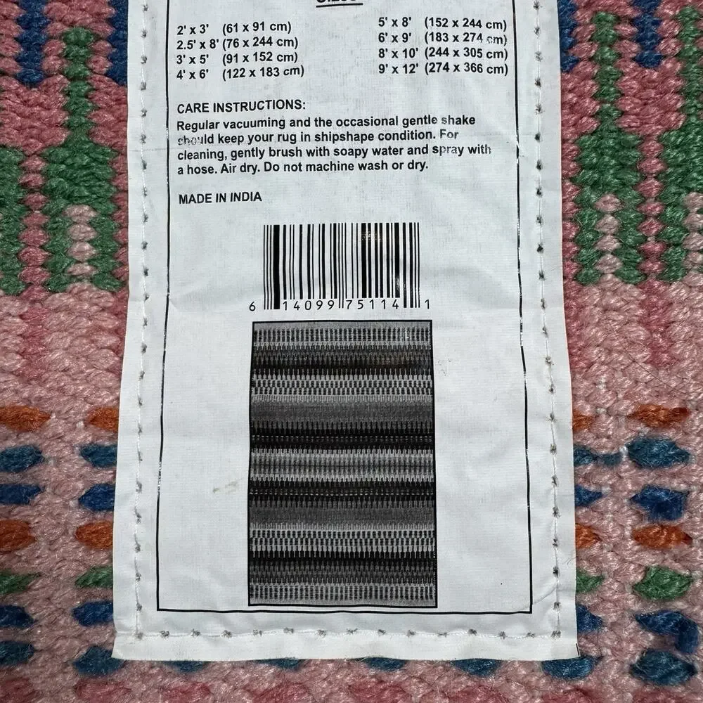 Dash & Albert 2' x 3' Indoor/Outdoor Rug Multi Stripe retails $58